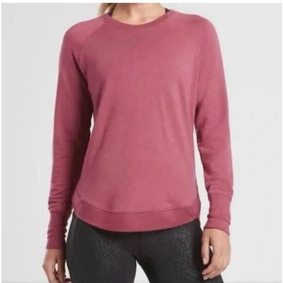 Athleta Tops - Athleta NWOT Women's Mindset Sweatshirt Size Medium In Victorian Berry